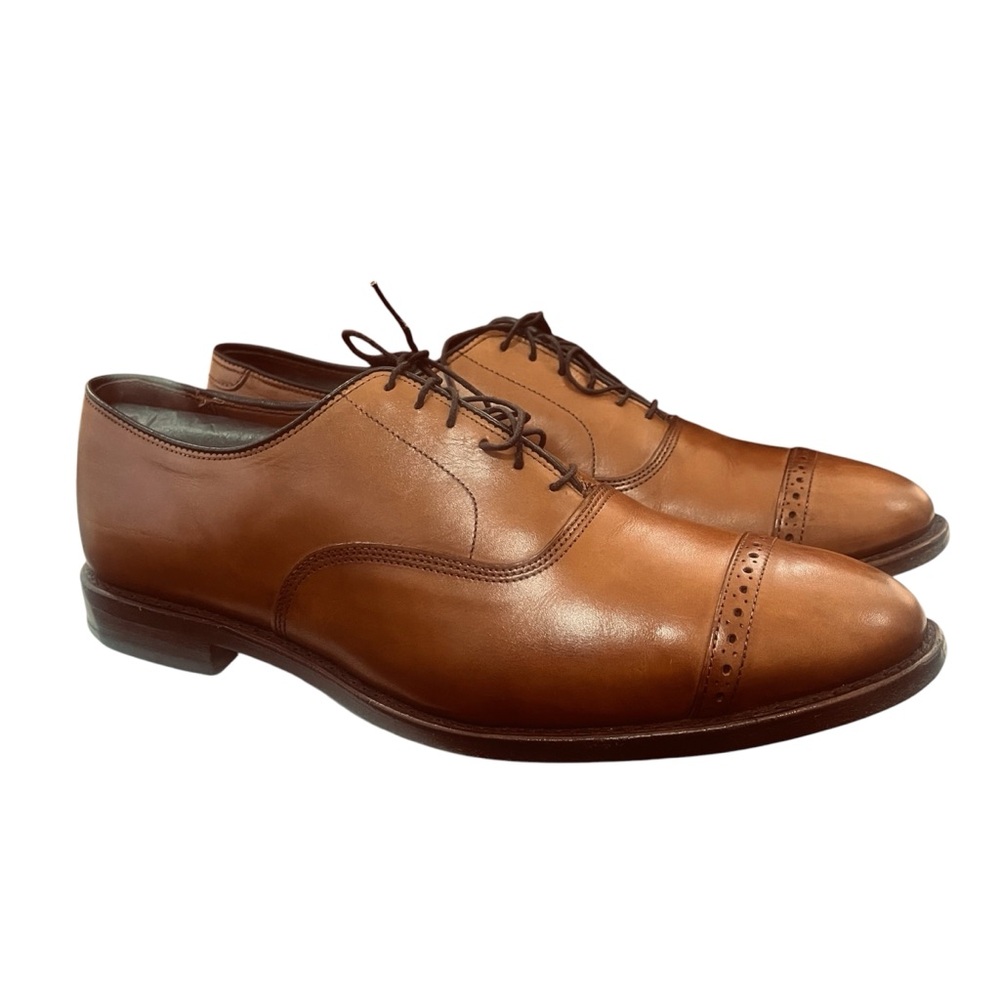 Allen Edmonds Fifth Avenue Walnut Brown Cap Toe Oxford Dress Shoes Men’s 11.5 D